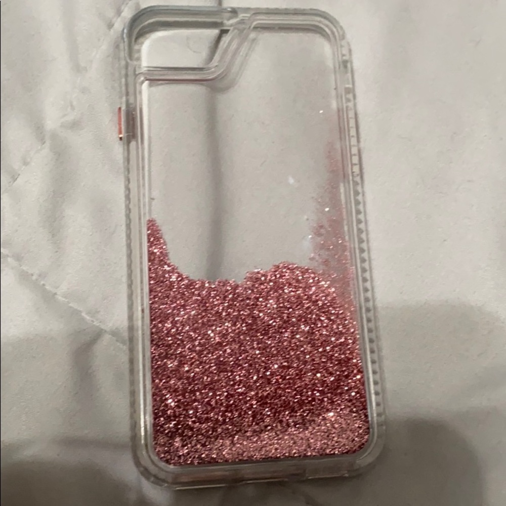 Rose gold waterfall phone case